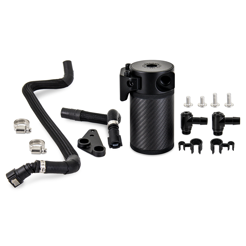 Mishimoto — Mishimoto 2020+ Chevrolet Corvette C8 Baffled Oil Catch Can Kit (PCV Side) - Carbon Fiber
Oil Catch Can Kit - view 11